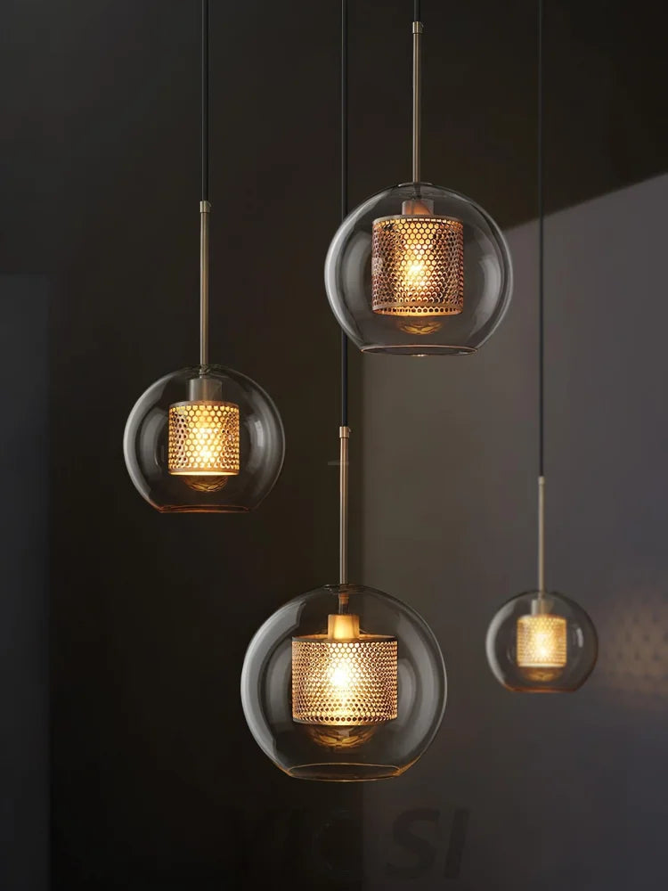 Chiswick Glass Pendant with Combinaton - Art Glass-1-Yiosilamp