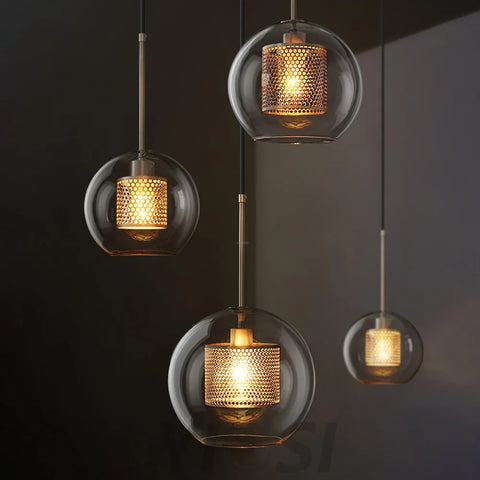 Chiswick Glass Pendant with Combinaton - Art Glass-1-Yiosilamp
