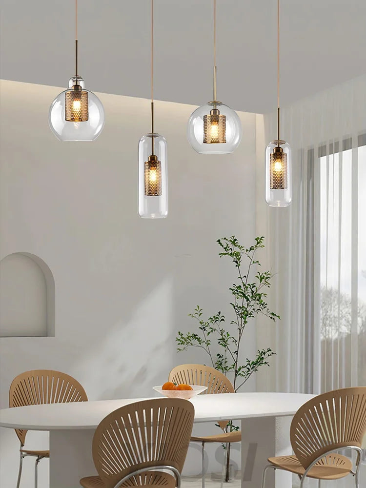 Chiswick Glass Pendant with Combinaton - Art Glass-1-Yiosilamp