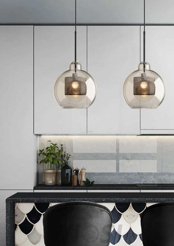 Chiswick Glass Pendant with Combinaton - Art Glass-1-Yiosilamp