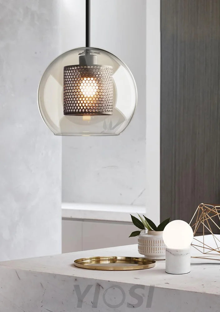 Chiswick Glass Pendant with Combinaton - Art Glass-1-Yiosilamp