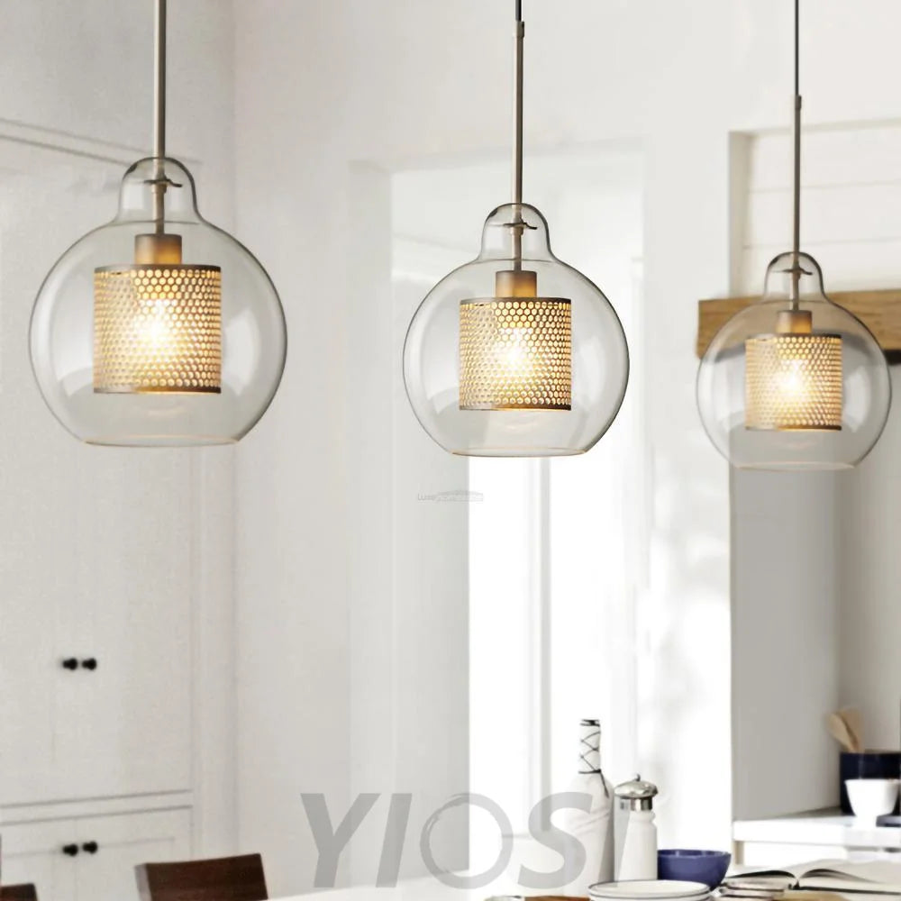 Chiswick Glass Pendant with Combinaton - Art Glass-1-Yiosilamp