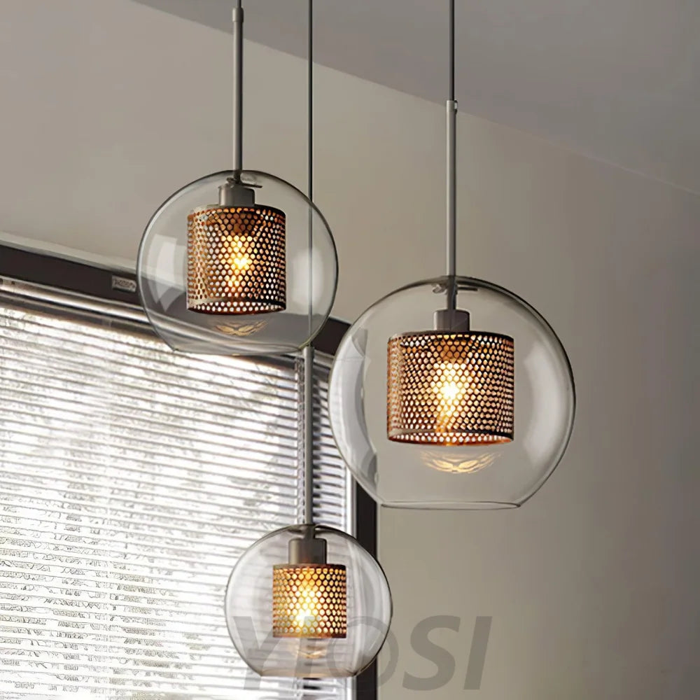 Chiswick Glass Pendant with Combinaton - Art Glass-1-Yiosilamp