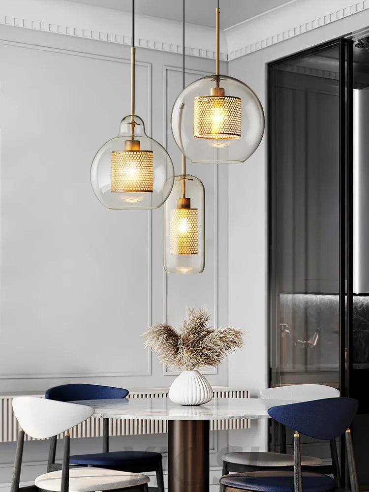 Chiswick Glass Pendant with Combinaton - Art Glass-1-Yiosilamp