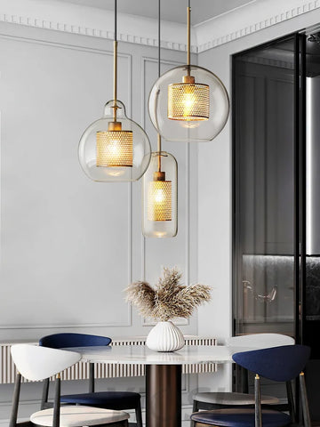 Chiswick Glass Pendant with Combinaton - Art Glass-1-Yiosilamp
