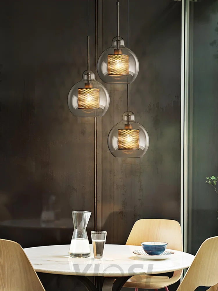 Chiswick Glass Pendant with Combinaton - Art Glass-1-Yiosilamp