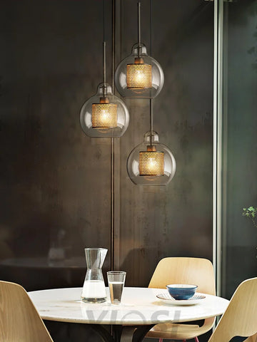 Chiswick Glass Pendant with Combinaton - Art Glass-1-Yiosilamp