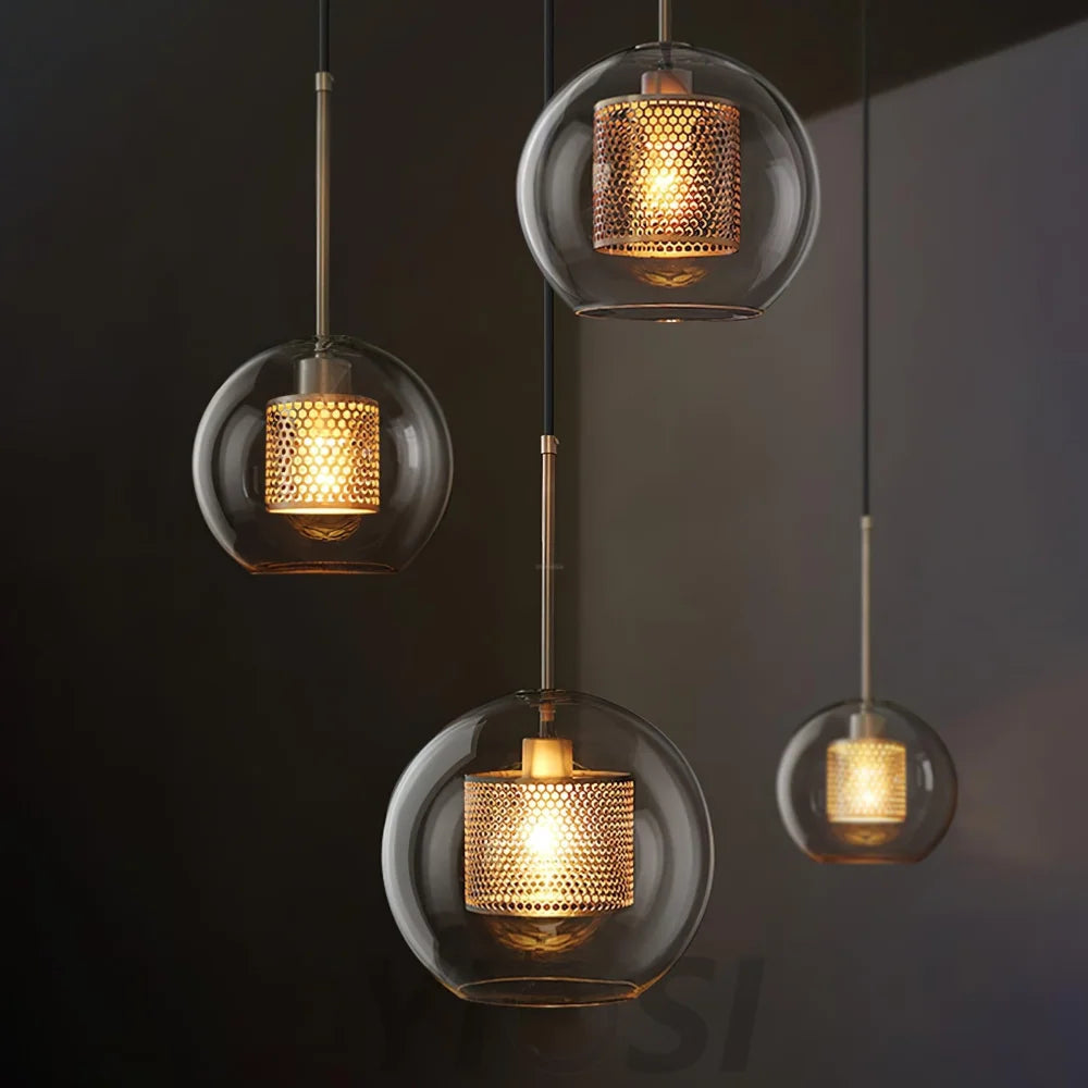 Chiswick Glass Pendant with Combinaton - Art Glass-1-Yiosilamp