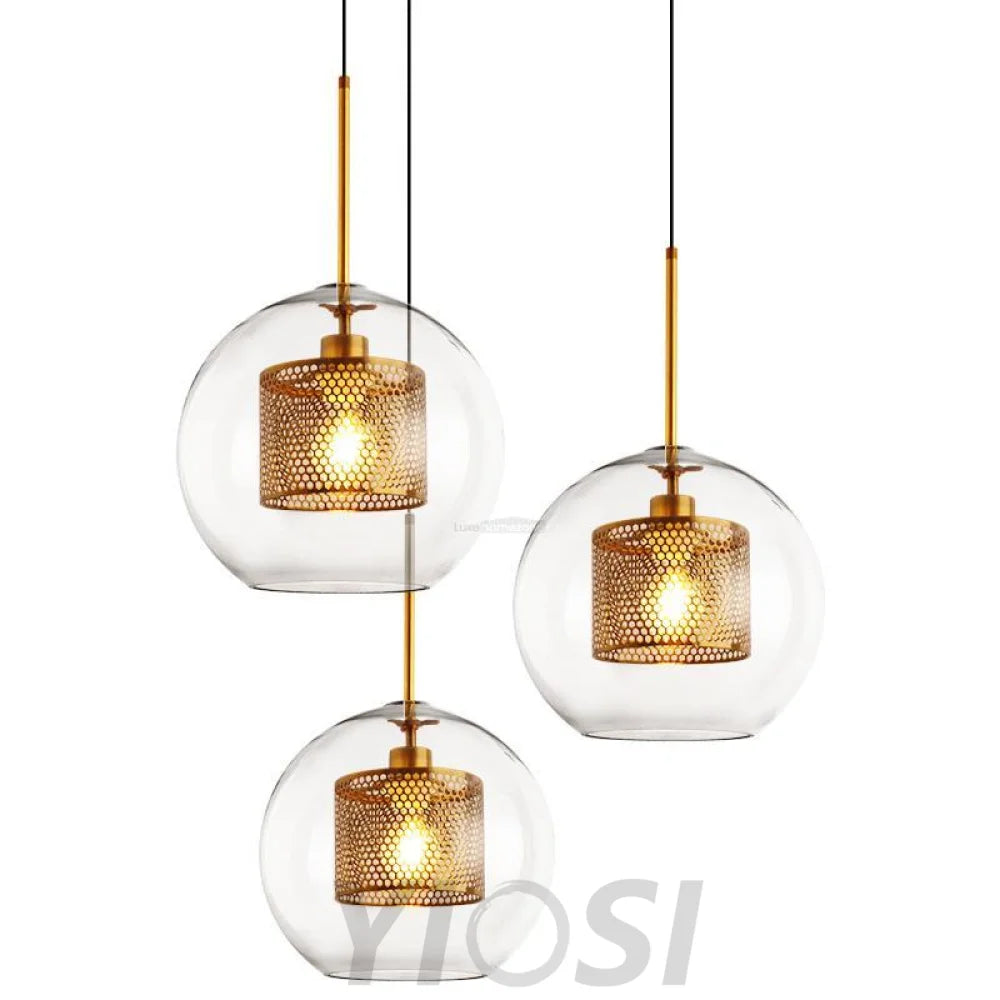 Chiswick Glass Pendant with Combinaton - Art Glass-1-Yiosilamp