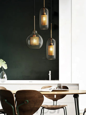 Chiswick Glass Pendant with Combinaton - Art Glass-1-Yiosilamp