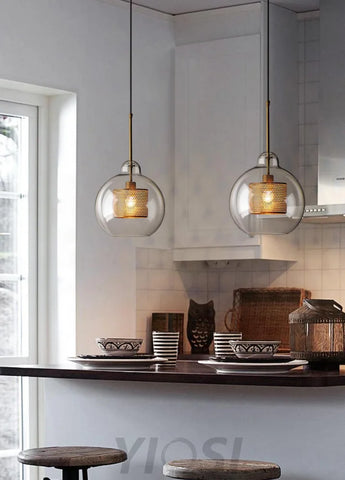 Chiswick Glass Pendant with Combinaton - Art Glass-1-Yiosilamp
