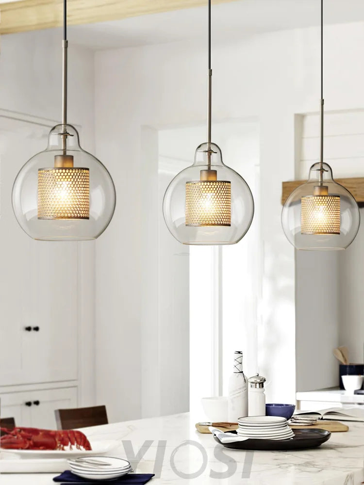 Chiswick Glass Pendant with Combinaton - Art Glass-1-Yiosilamp