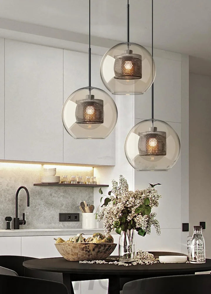 Chiswick Glass Pendant with Combinaton - Art Glass-1-Yiosilamp