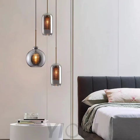 Chiswick Glass Pendant with Combinaton - Art Glass-1-Yiosilamp