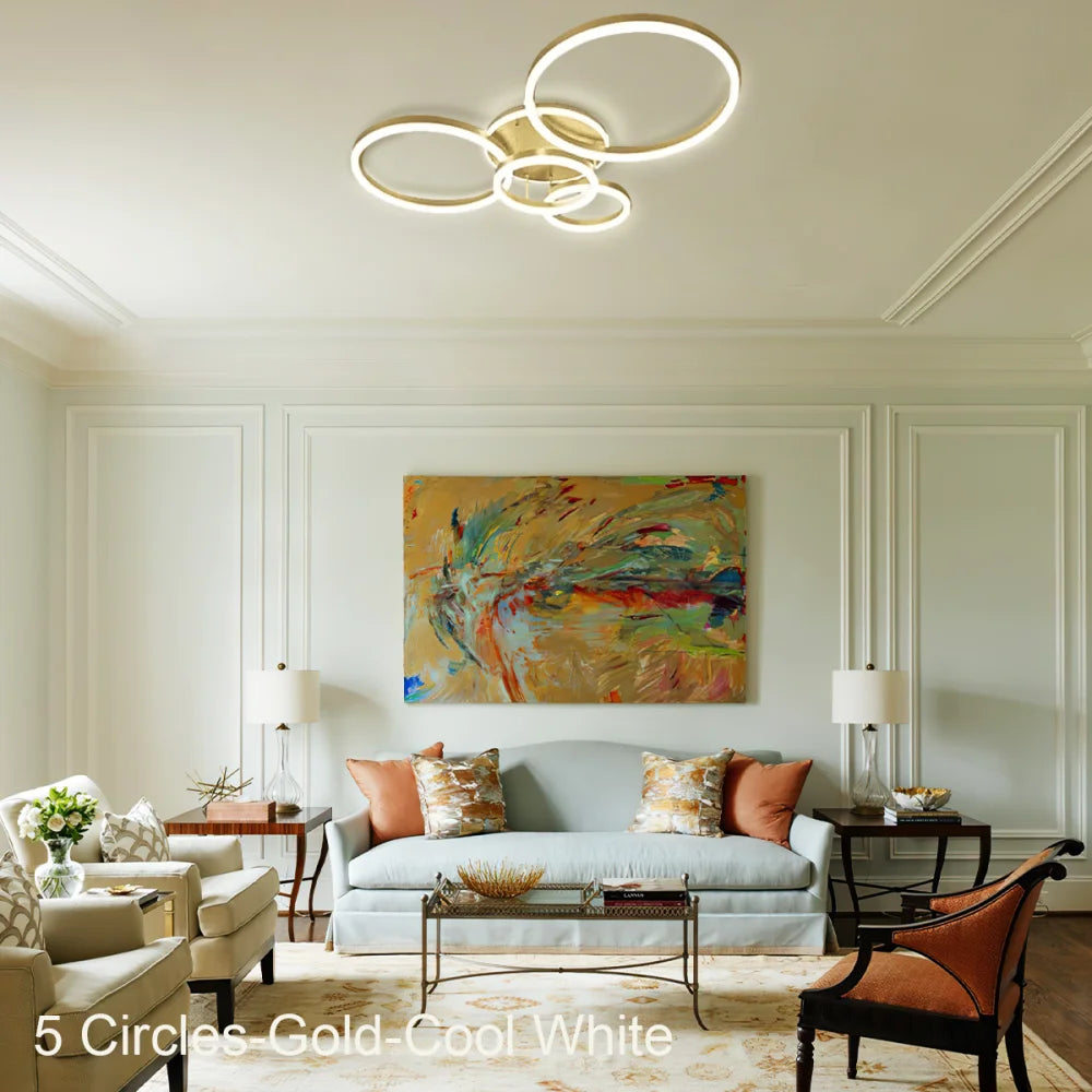 Chloe Contemporary Flush Mount Ceiling Light - Optimized, Semi Flush Mounts-1-Yiosilamp