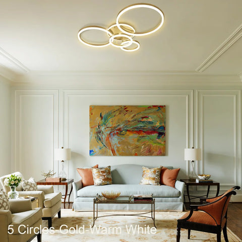 Chloe Contemporary Flush Mount Ceiling Light - Optimized, Semi Flush Mounts-1-Yiosilamp