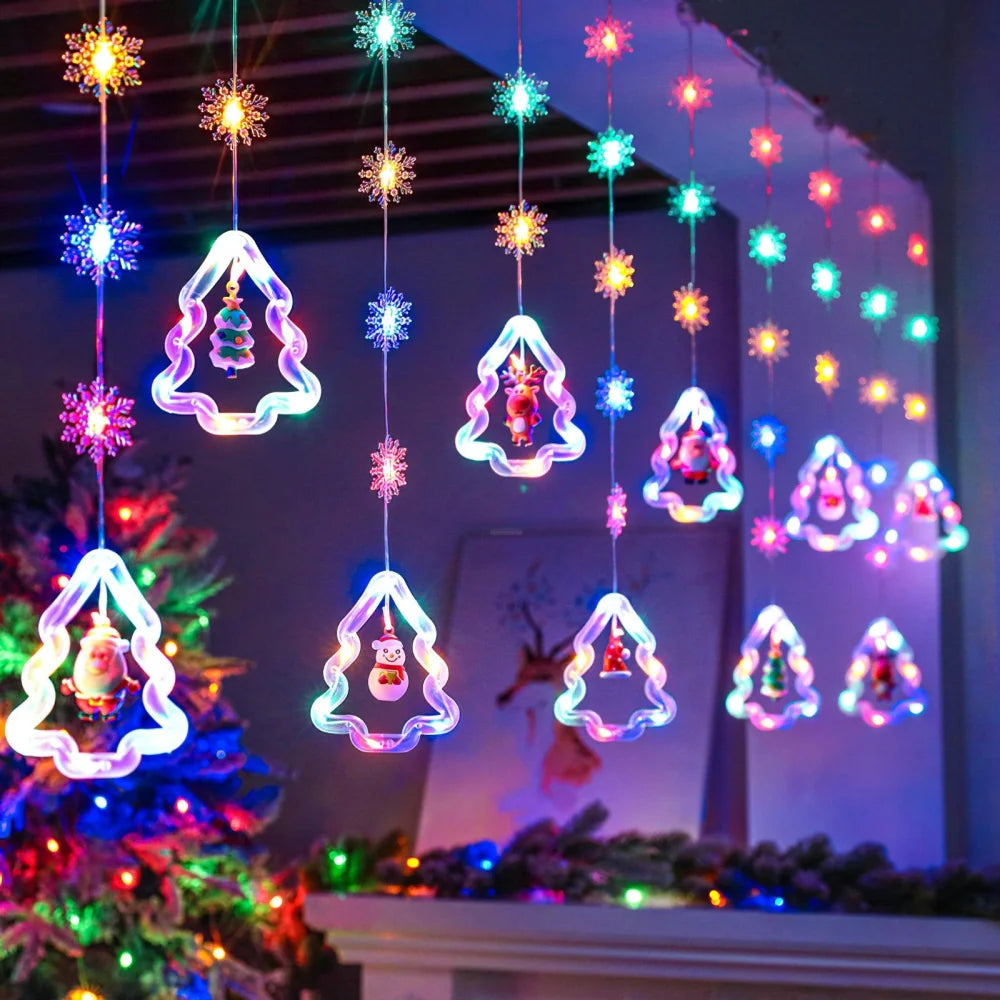 Christmas LED Decor String Lights ∅ 118.1″ - Linellae-1-Yiosilamp