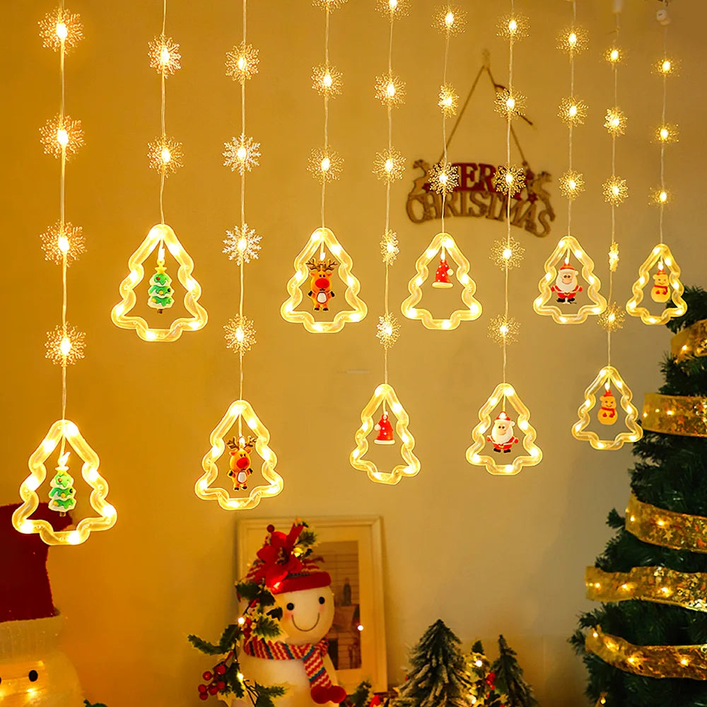 Christmas LED Decor String Lights ∅ 118.1″ - Linellae-1-Yiosilamp