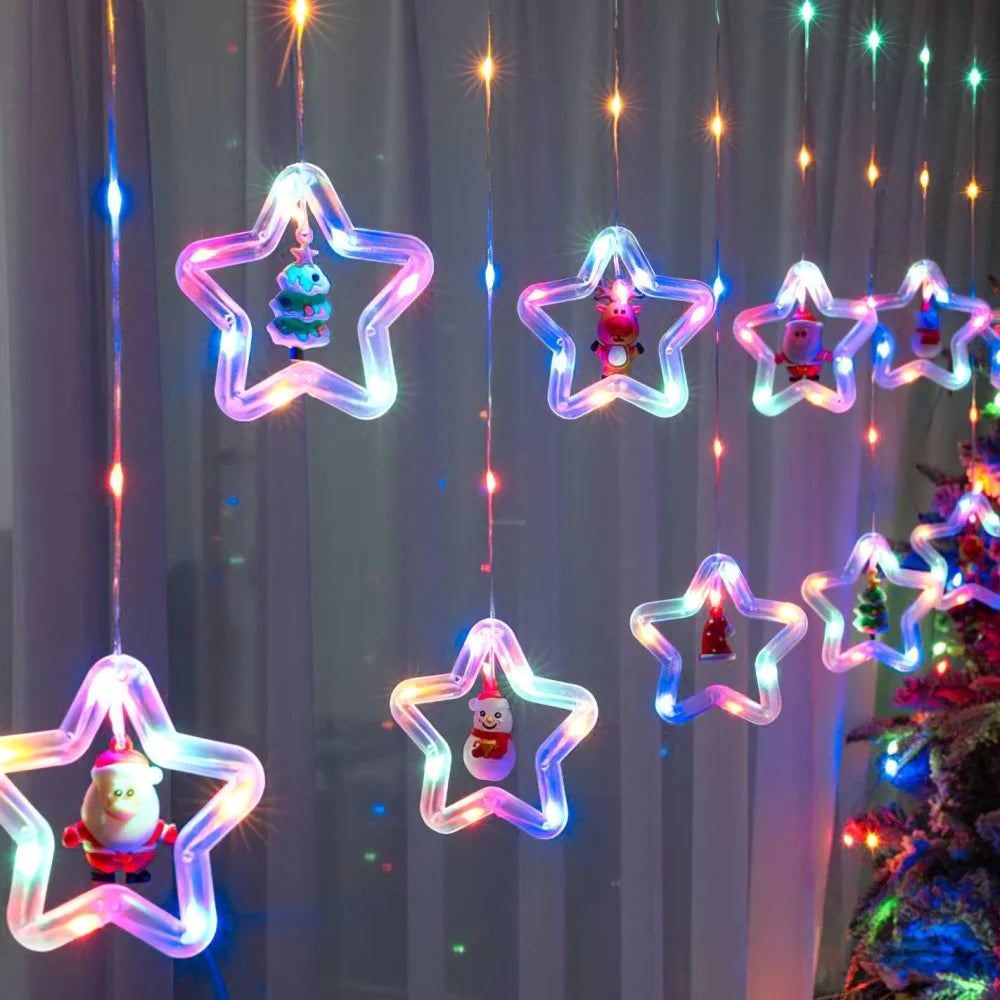 Christmas LED Decor String Lights ∅ 118.1″ - Linellae-1-Yiosilamp