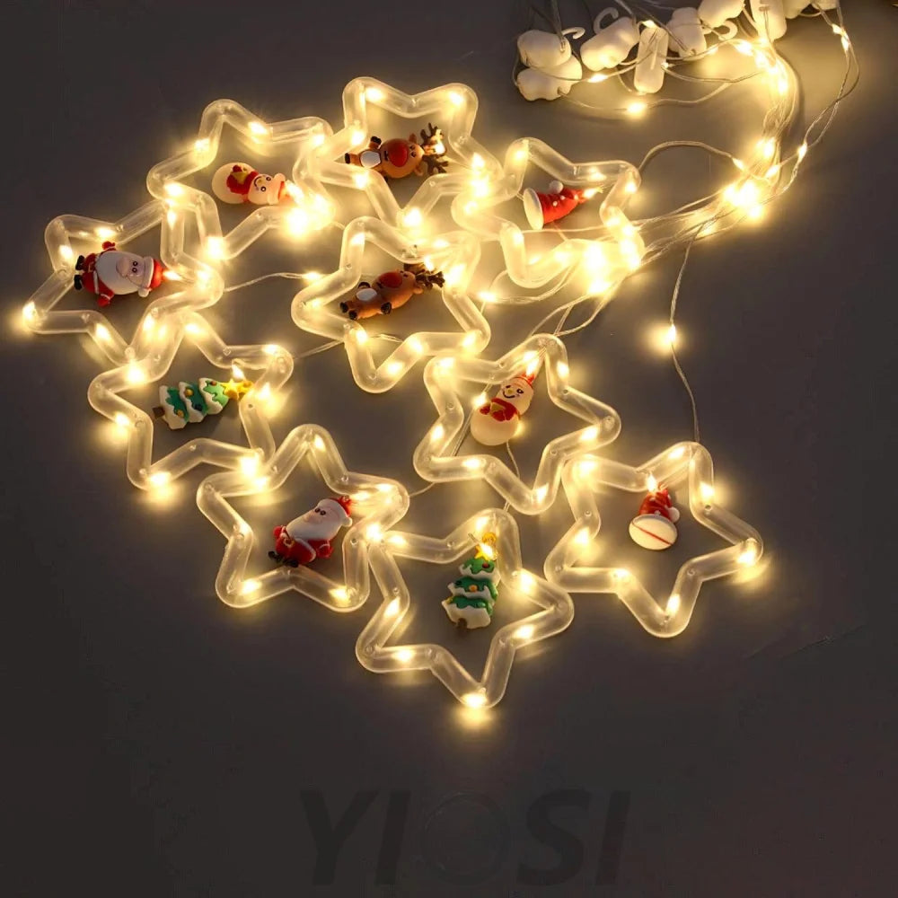Christmas LED Decor String Lights ∅ 118.1″ - Linellae-1-Yiosilamp