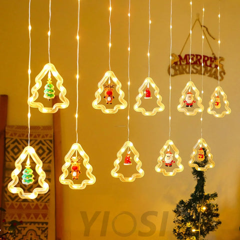 Christmas LED Decor String Lights ∅ 118.1″ - Linellae-1-Yiosilamp