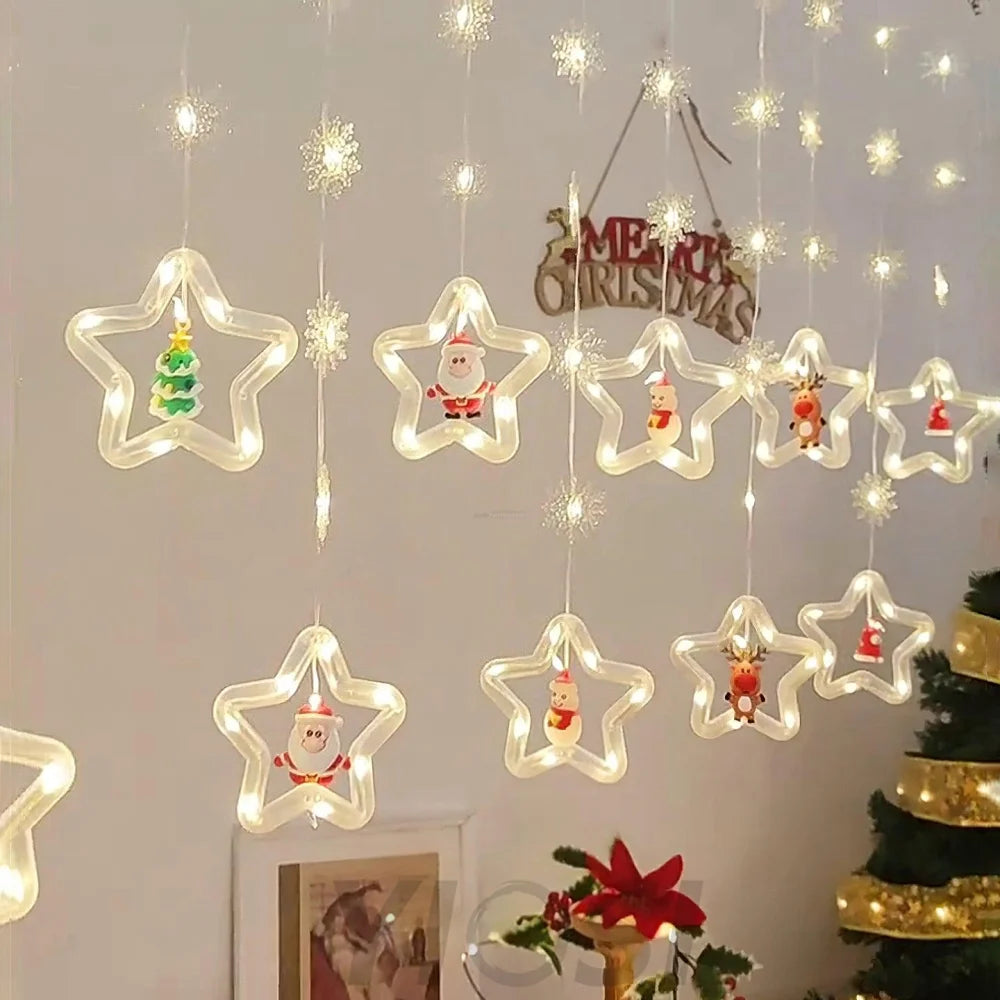 Christmas LED Decor String Lights ∅ 118.1″ - Linellae-1-Yiosilamp