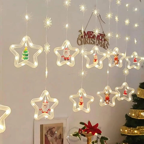 Christmas LED Decor String Lights ∅ 118.1″ - Linellae-1-Yiosilamp