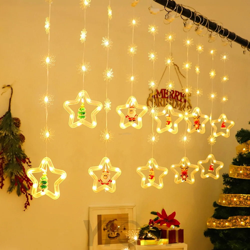 Christmas LED Decor String Lights ∅ 118.1″ - Linellae-1-Yiosilamp