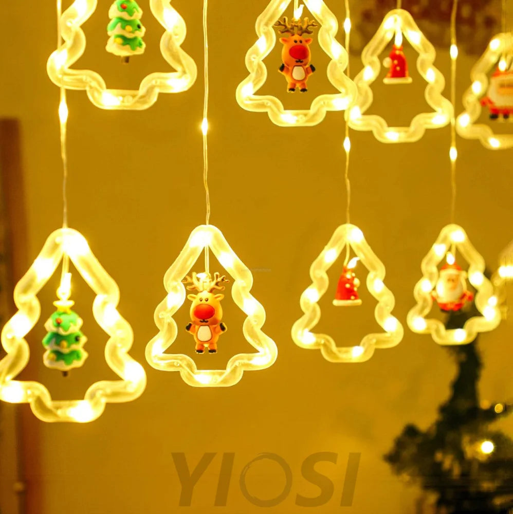 Christmas LED Decor String Lights ∅ 118.1″ - Linellae-1-Yiosilamp