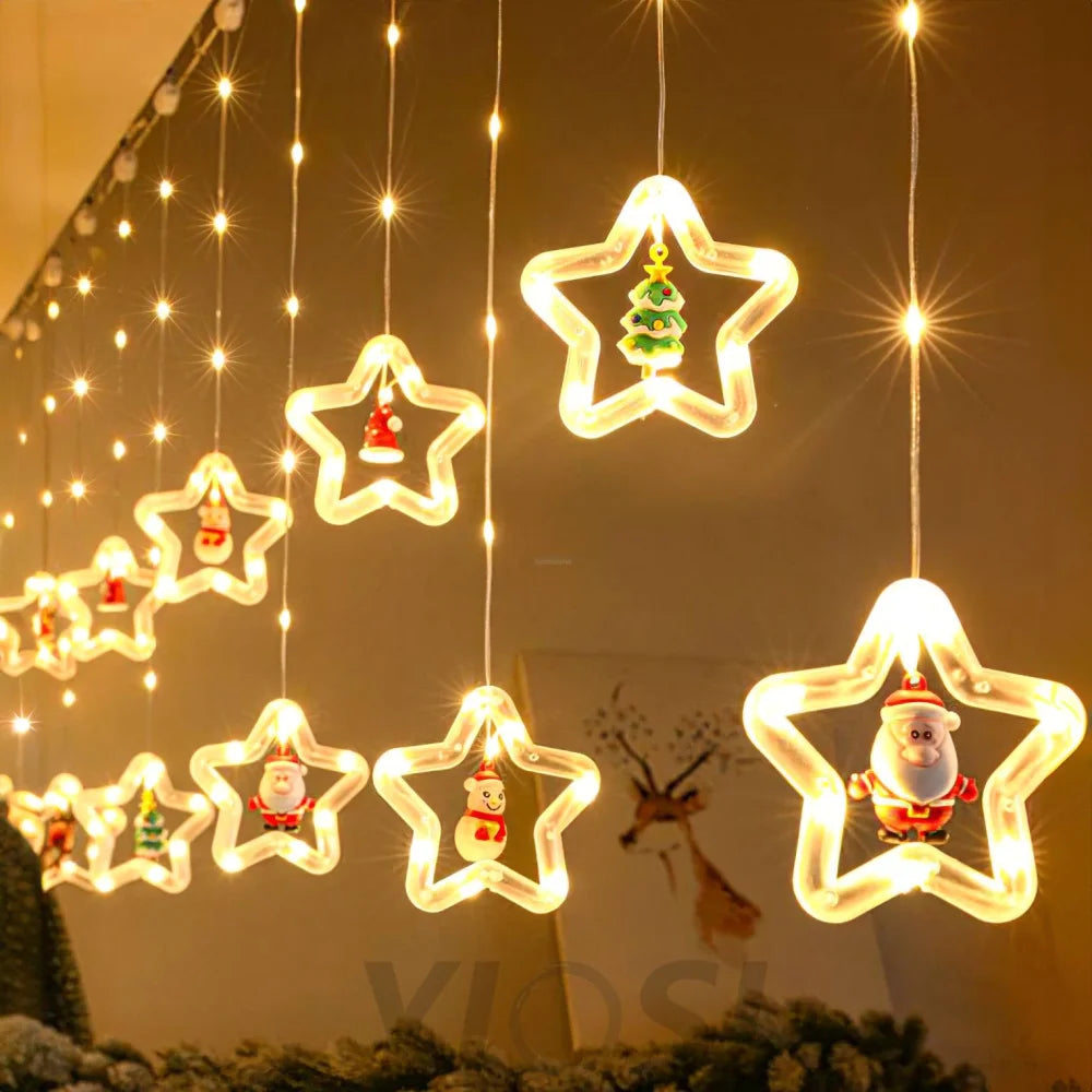 Christmas LED Decor String Lights ∅ 118.1″ - Linellae-1-Yiosilamp