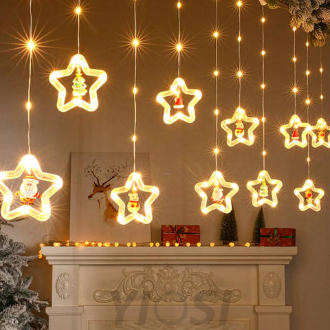 Christmas LED Decor String Lights ∅ 118.1″ - Linellae-1-Yiosilamp