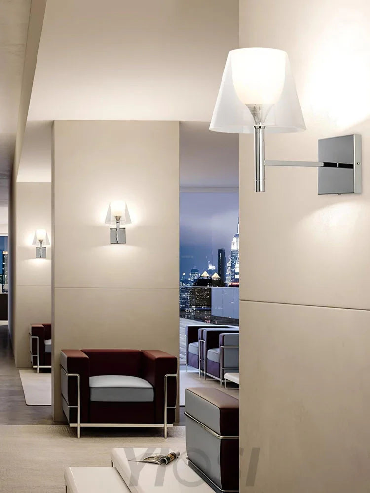 Chrome Prism Wall Sconce - Grain-1-Yiosilamp