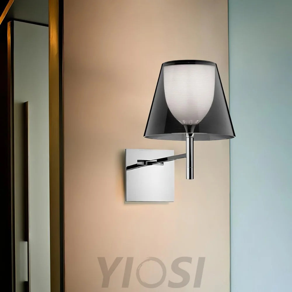 Chrome Prism Wall Sconce - Grain-1-Yiosilamp