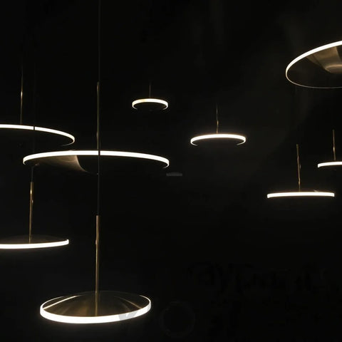 Chrona Dish Pendant Light ∅ 7.9″ - Circle-1-Yiosilamp
