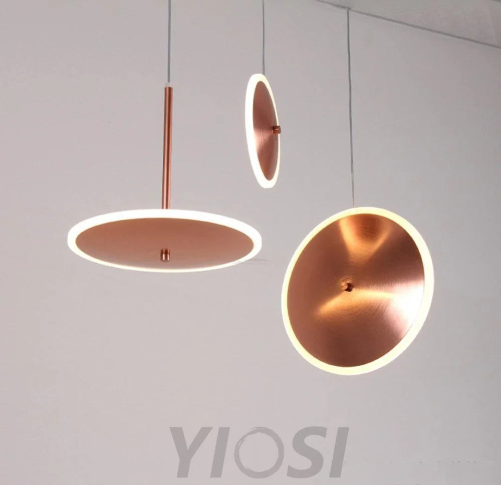 Chrona Dish Pendant Light ∅ 7.9″ - Circle-1-Yiosilamp
