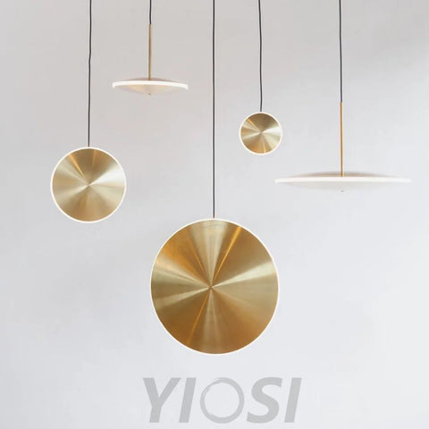 Chrona Dish Pendant Light ∅ 7.9″ - Circle-1-Yiosilamp