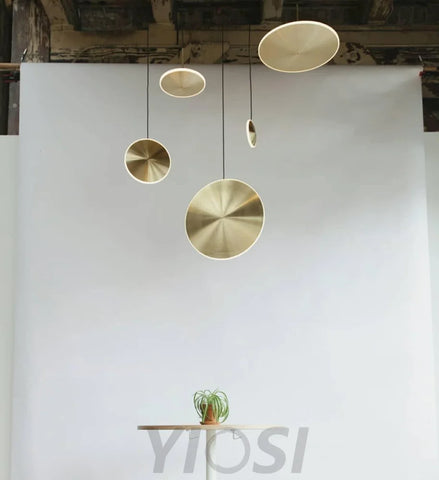 Chrona Dish Pendant Light ∅ 7.9″ - Circle-1-Yiosilamp