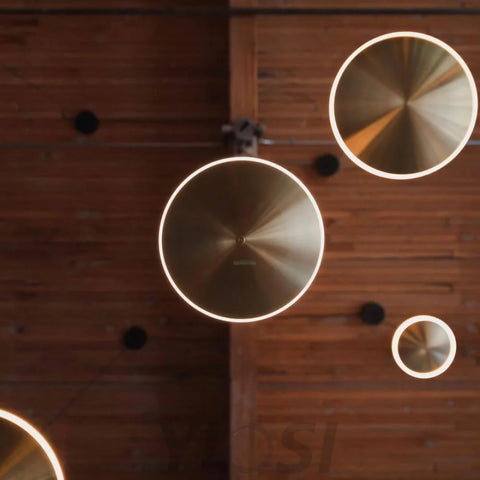 Chrona Dish Pendant Light ∅ 7.9″ - Circle-1-Yiosilamp