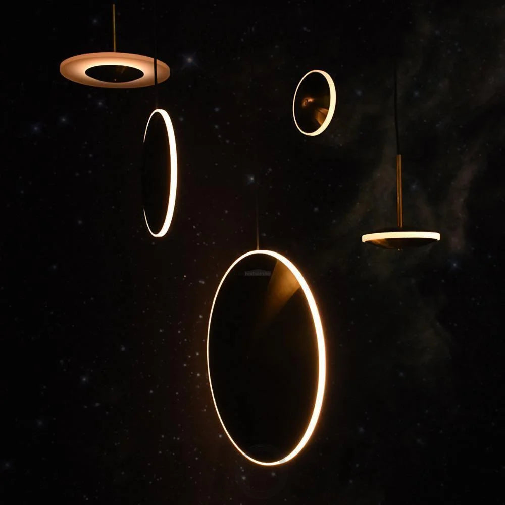 Chrona Dish Pendant Light ∅ 7.9″ - Circle-1-Yiosilamp
