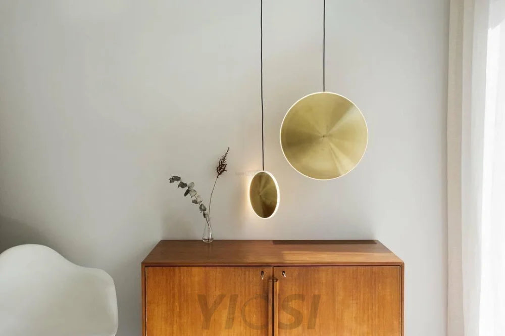 Chrona Dish Pendant Light ∅ 7.9″ - Circle-1-Yiosilamp