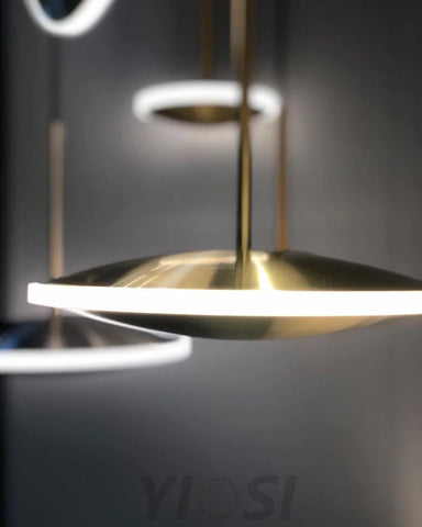 Chrona Dish Pendant Light ∅ 7.9″ - Circle-1-Yiosilamp