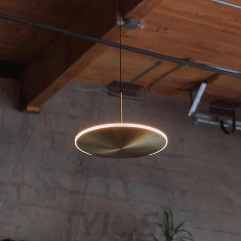 Chrona Dish Pendant Light ∅ 7.9″ - Circle-1-Yiosilamp