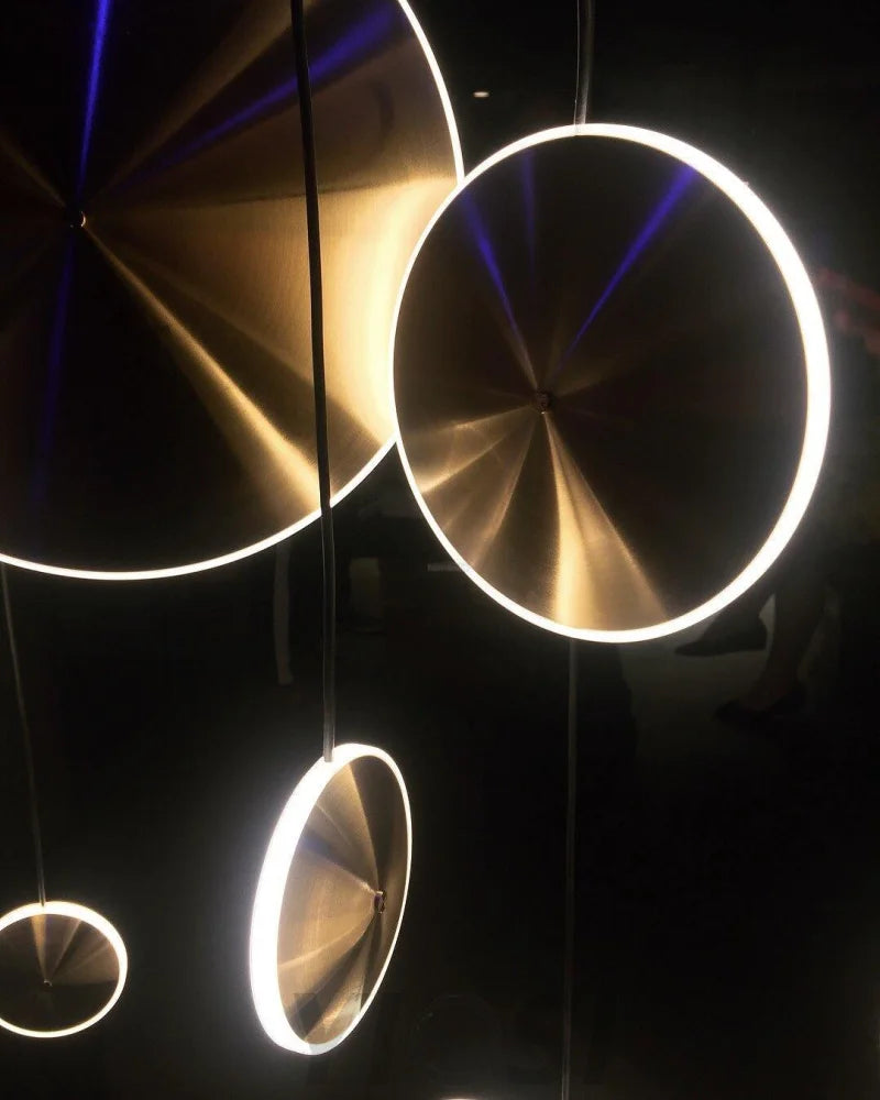 Chrona Dish Pendant Light ∅ 7.9″ - Circle-1-Yiosilamp