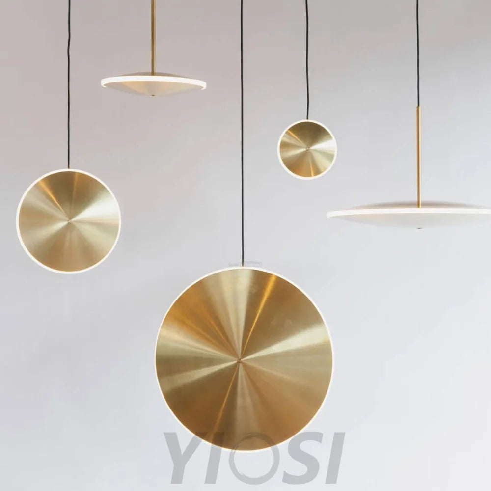 Chrona Dish Pendant Light ∅ 7.9″ - Circle-1-Yiosilamp