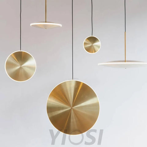 Chrona Dish Pendant Light ∅ 7.9″ - Circle-1-Yiosilamp
