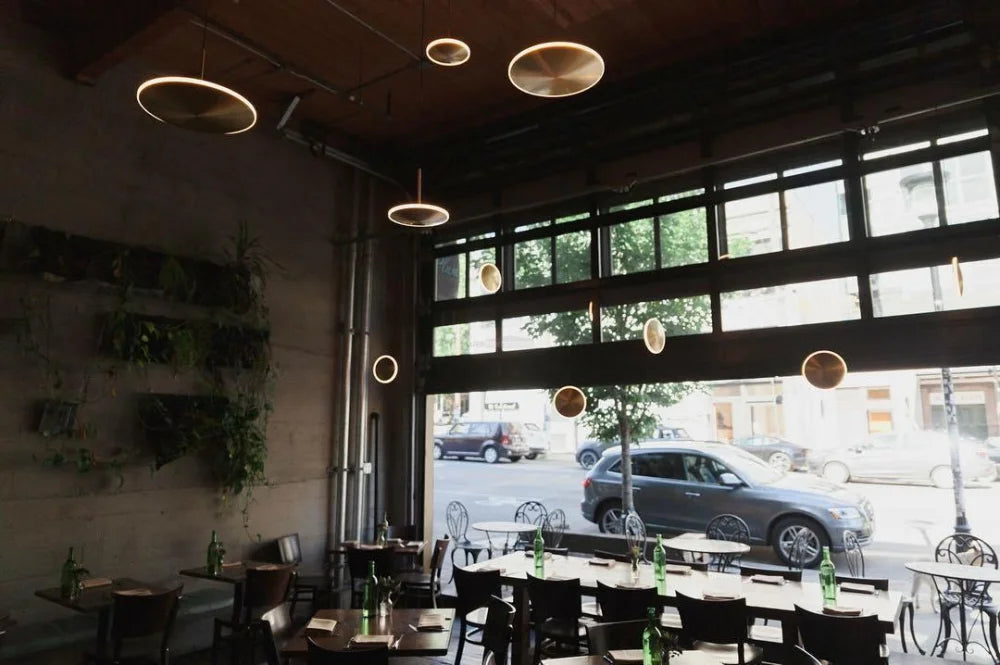 Chrona Dish Pendant Light ∅ 7.9″ - Circle-1-Yiosilamp