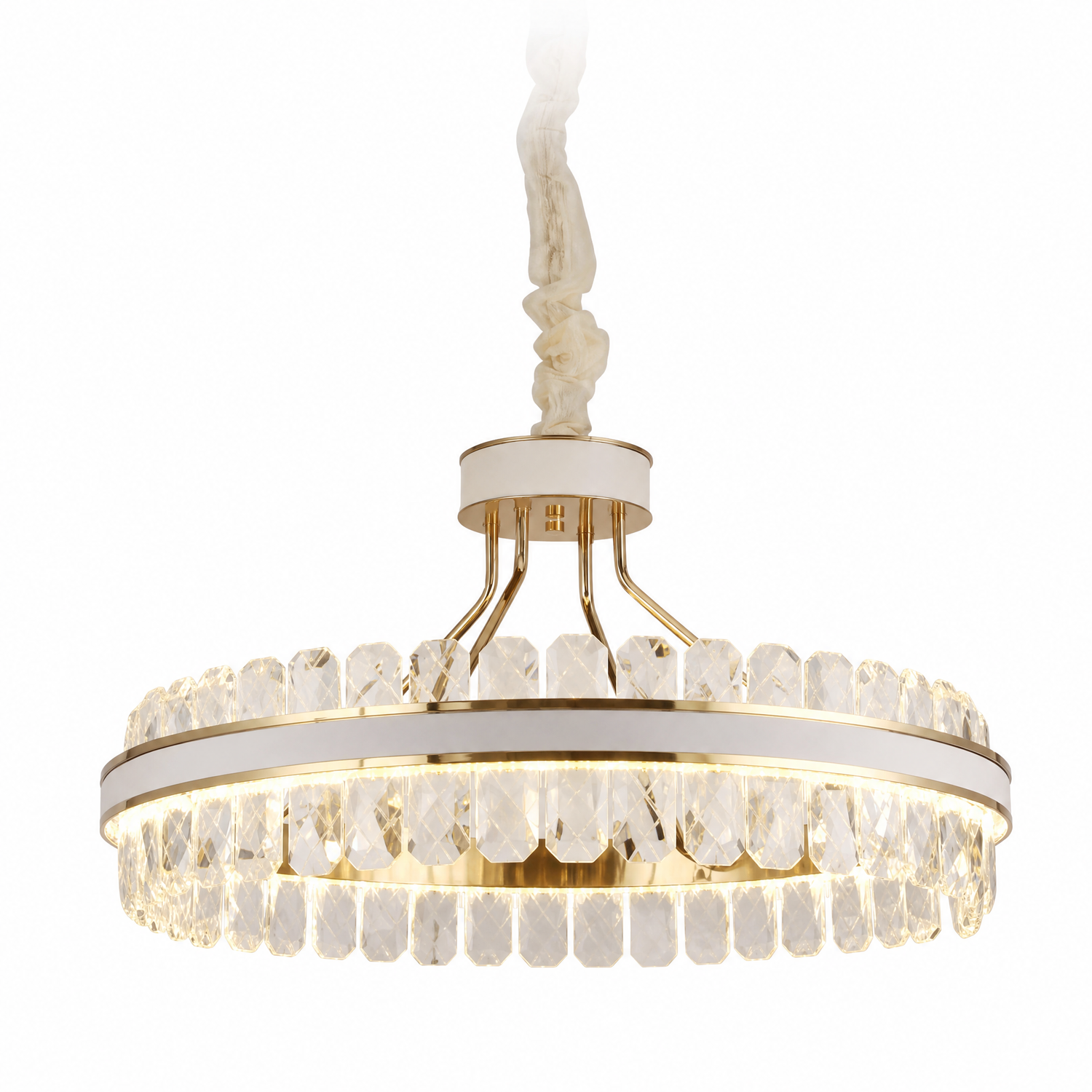 Cintura Leather Chandelier — product photo