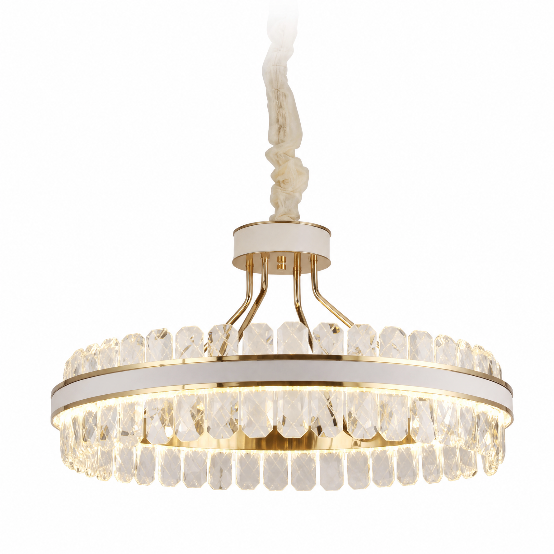 Cintura Leather Chandelier — product photo