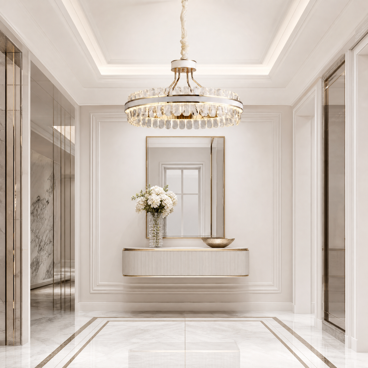 Cintura Leather Chandelier