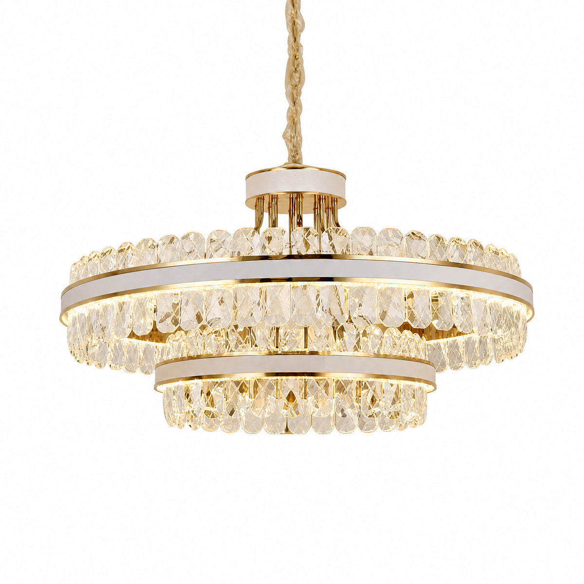 Cintura Leather Chandelier — product photo